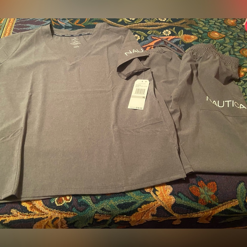 Nautica Charcoal Heather Top/Bottom